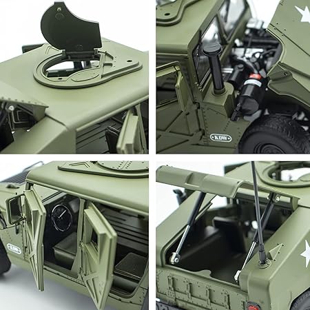 DIECAST 1:18 SCALE BATTLEFIELD MILITARY SERIES MODEL WITH OPENABLE DOOR