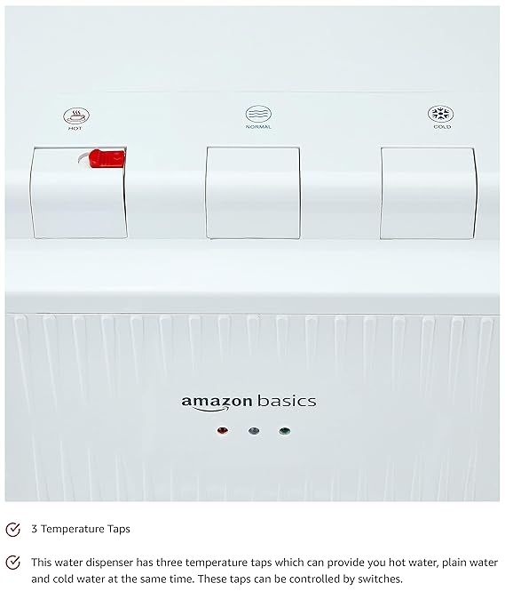 AMAZON BASICS HOT, COLD AND NORMAL WATER DISPENSER