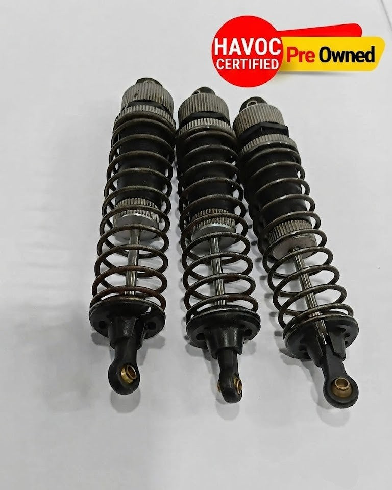 SHOCK ABSORBER 1:8 SCALE (PARTS NOT THERE) PACK OF 3 AND 1 (QUALITY PRE OWNED)