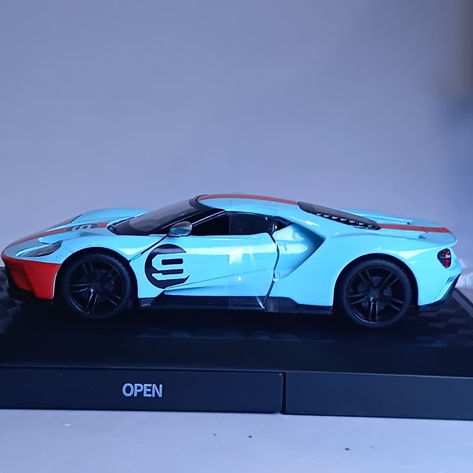CCA GULF 1:32 FORD GT 2017 DIECAST MODEL  88479F CAR SKY BLUE