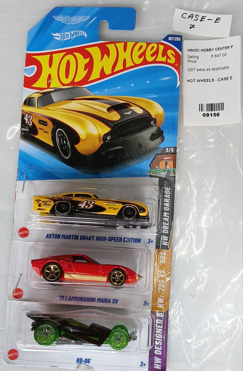 HOT WHEELS - CASE E (2025) - BASIC CAR ASSORTED (PACK OF 3 )-DIECAST