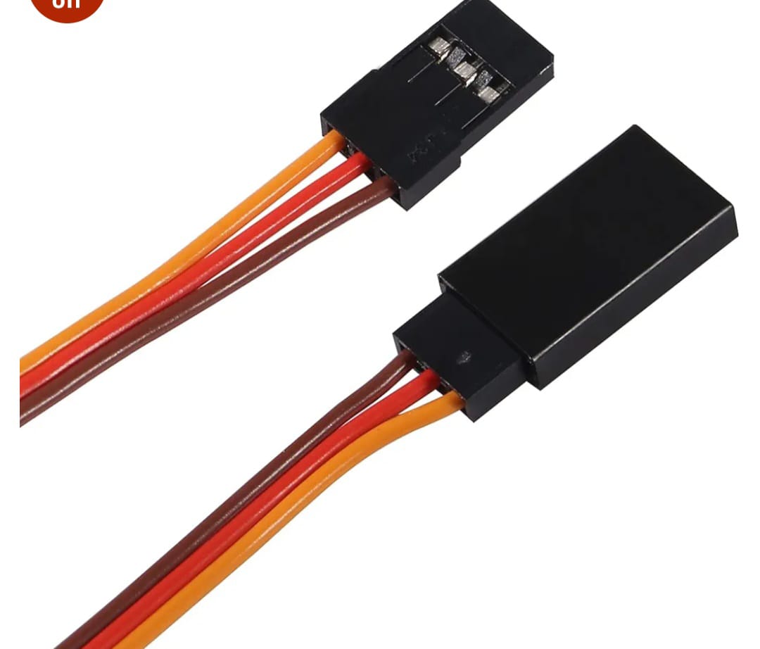 SERVO EXTENSION JR EXTENSION CABLE 15CM 22AWG