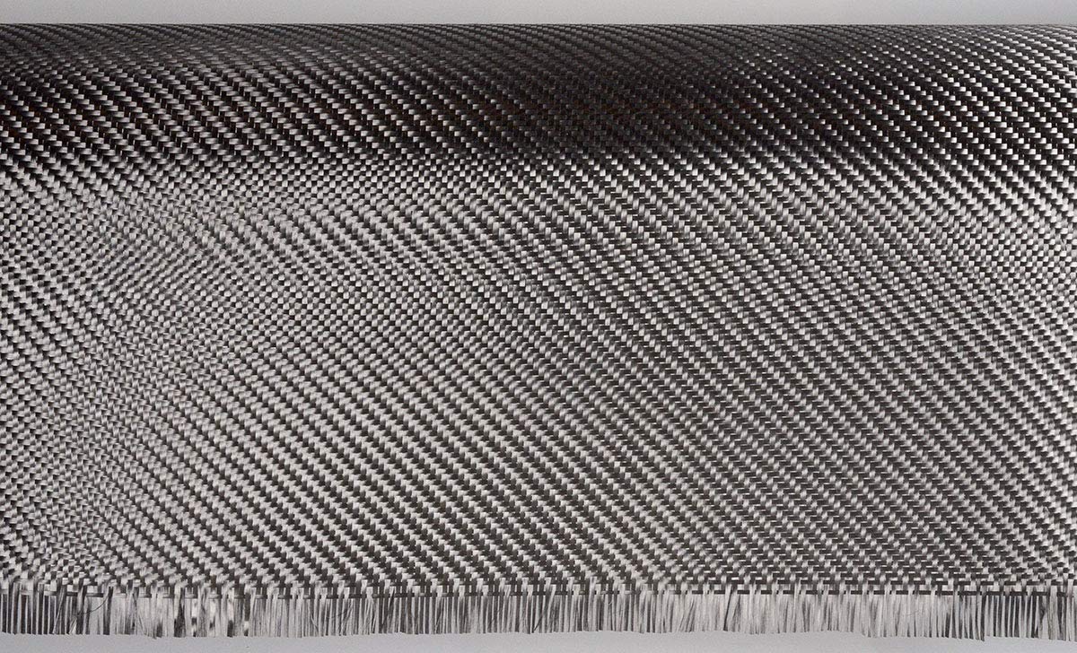 CARBON BLACK COMPOSITES GENUINE CARBON FIBER FABRIC 30x100CM