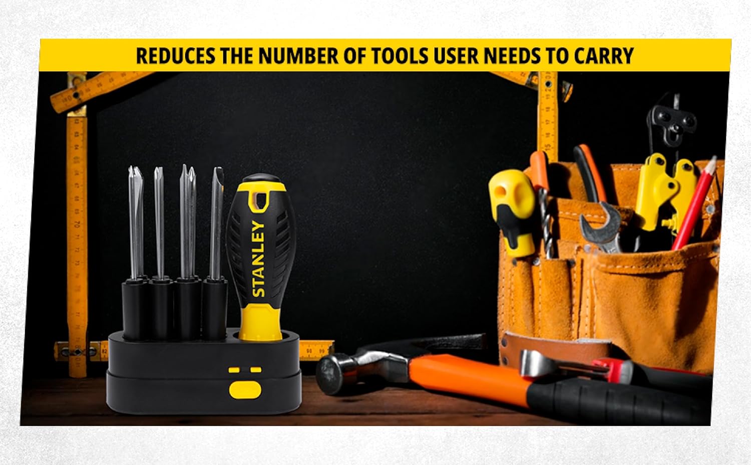 STANLEY STHT62511 9-Way Screwdriver Set With Storage Case For Home
