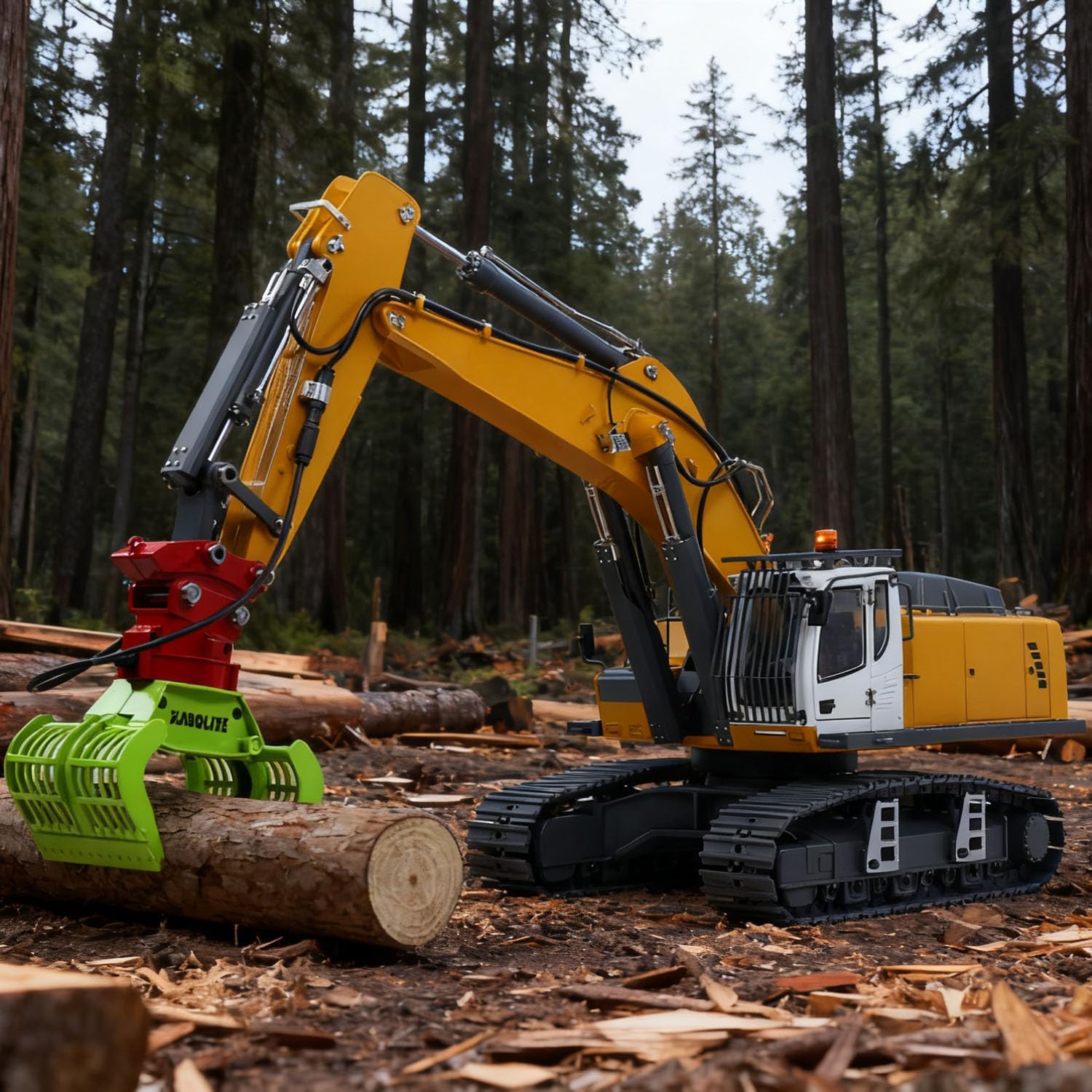 Claw Ripper HUINA K962 100S KABOLITE 1/18 RC HYDRAULIC EXCAVATOR RC DIGGER ELECTRI ...