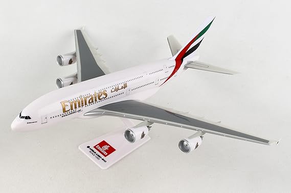 AIRPLANE DIECAST MODEL EMIRATES A380 2023 EDITION 1:250 SCALE AIRCRAFT MODEL 32CM