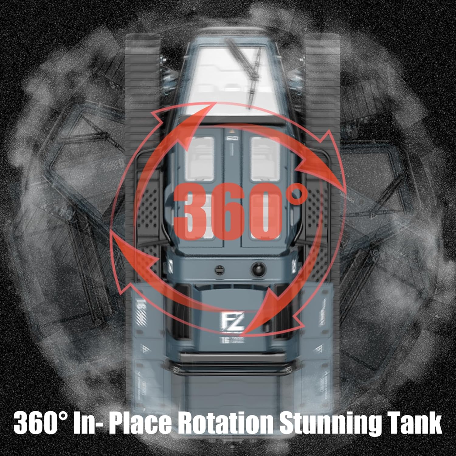 JJRC RIPSAW EV3-F4 C8812 1/16 RC HIGH-SPEED TANK (DESERT)