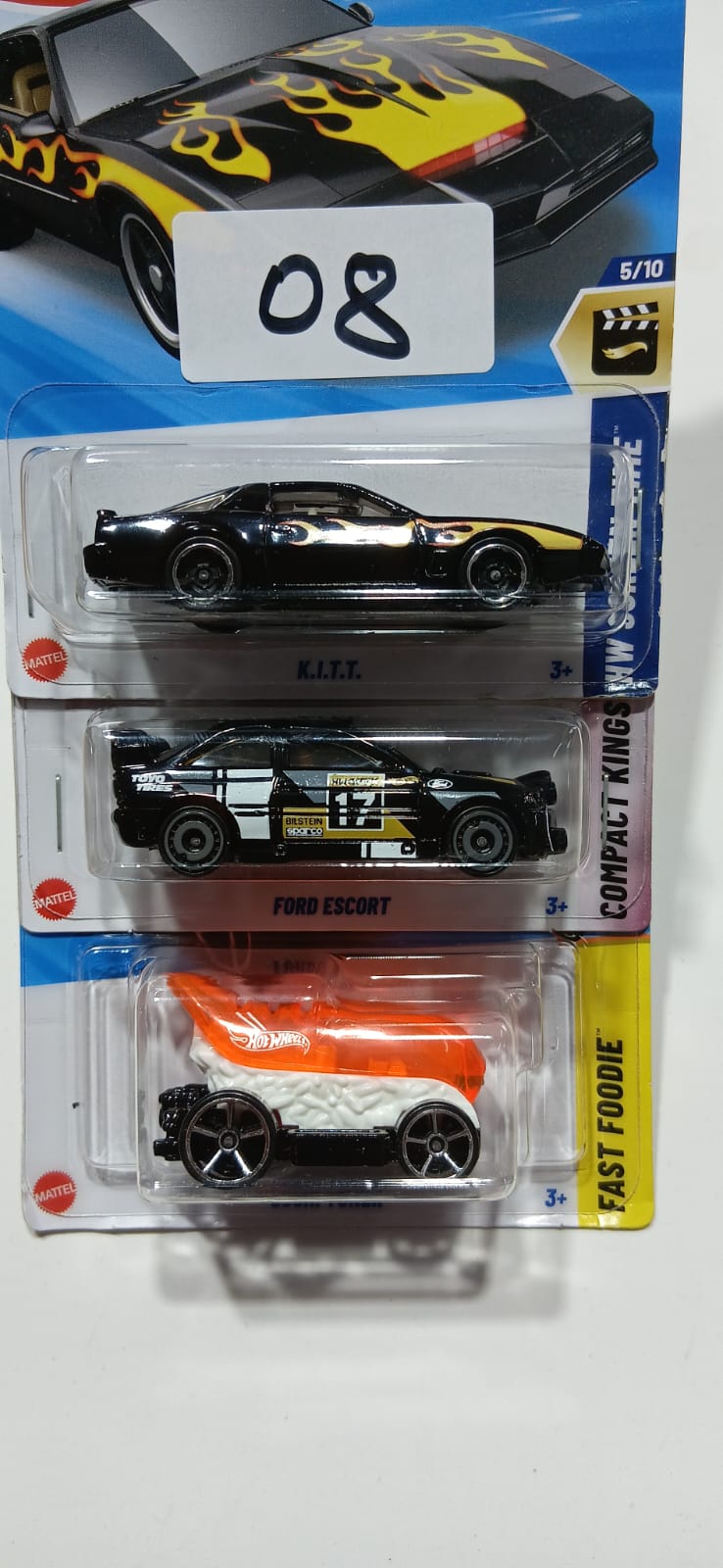 HOT WHEELS - CASE E (2025) - BASIC CAR ASSORTED (PACK OF 3 )-DIECAST