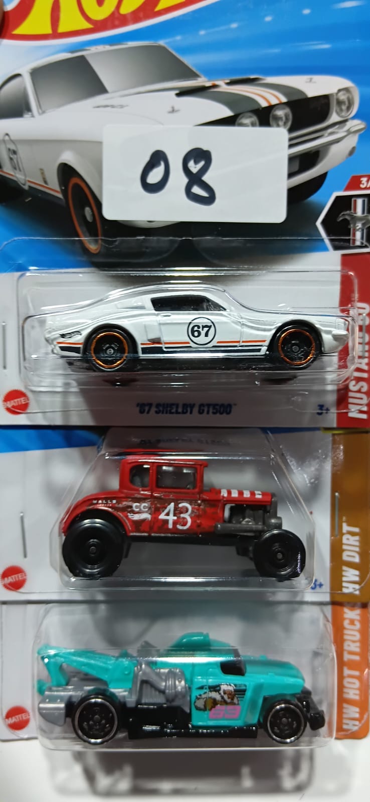 HOT WHEELS CASE-H MAINLINE (PACK OF 3) DIECAST