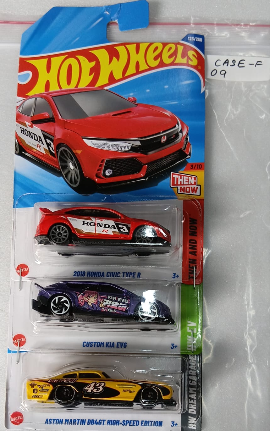 HOT WHEELS - CASE F (2025) - BASIC CAR ASSORTED (PACK OF 3 )-DIECAST