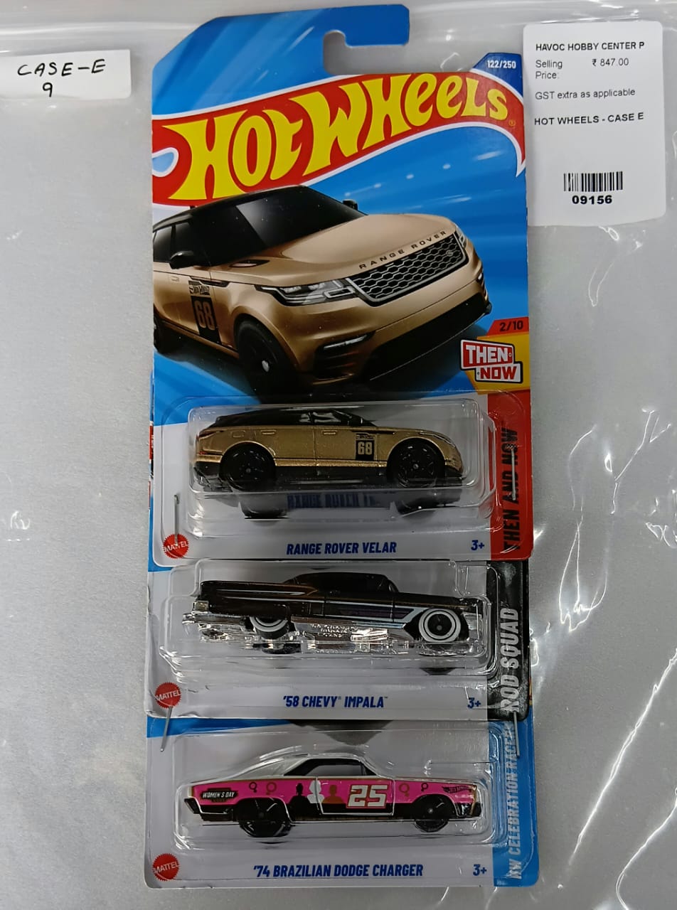 HOT WHEELS - CASE E (2025) - BASIC CAR ASSORTED (PACK OF 3 )-DIECAST