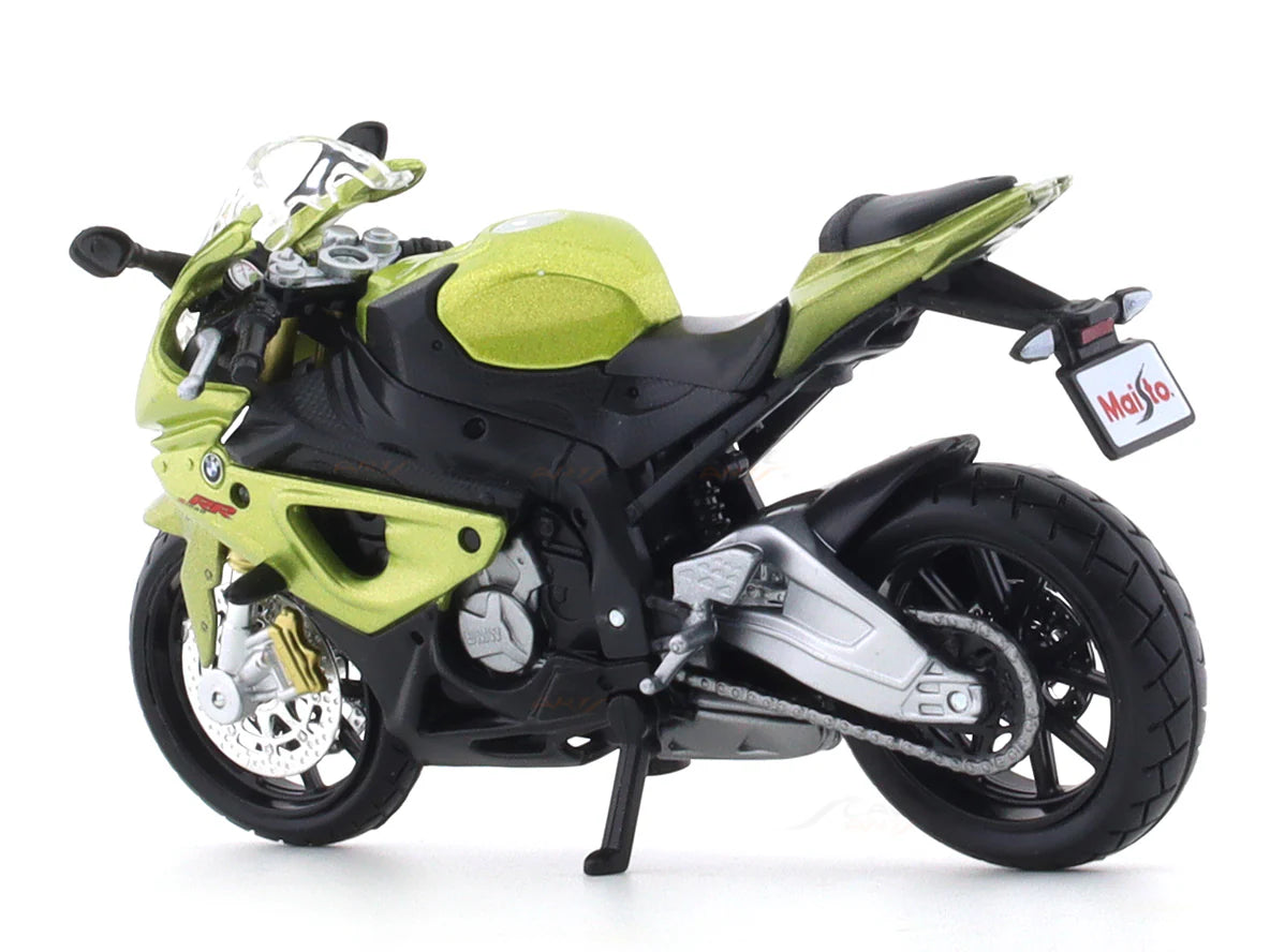MAISTO BMW S 1000RR GREEN 1/18 DIECAST  20-10032