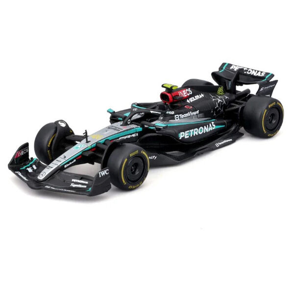 BBURAGO  MERCEDES - AMG F1 W15 E PERFORMANCE -LEWIS HAMILTON 1/43 DIECAST MODEL CAR (18-38208H)