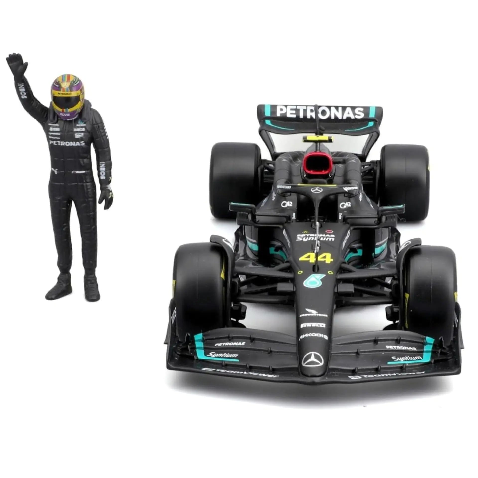 BBURAGO 1:24 MERCEDES-AMG F1 W14E PERFORMANCE 18-28037H SACLE DIECAST MODEL