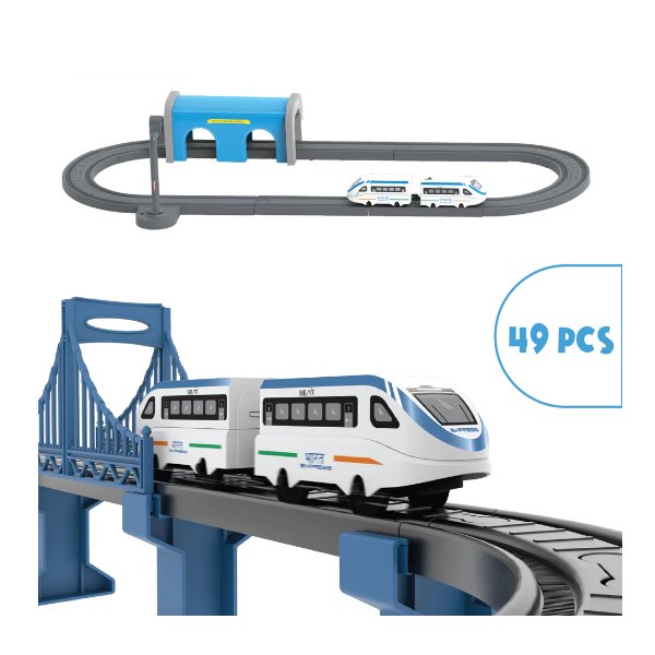 DIY INDIAN CITY TRAIN SET 49 PCS