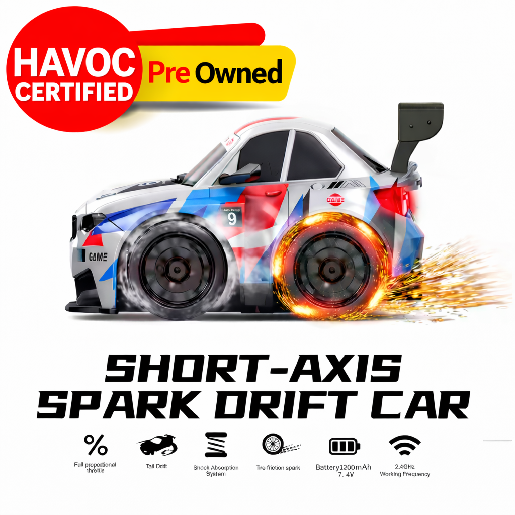 SPARK DRIFT SHORT AXIS SM4 2.4G RC CAR WITH DRIFTING MODE & SPARK MODE