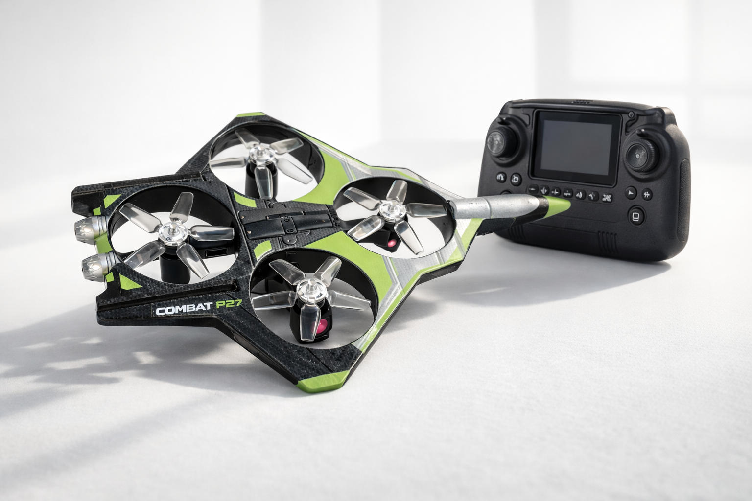 COMBAT P27 GREEN DRONE AIRCRAFT WITH LIGHT,CAMERA