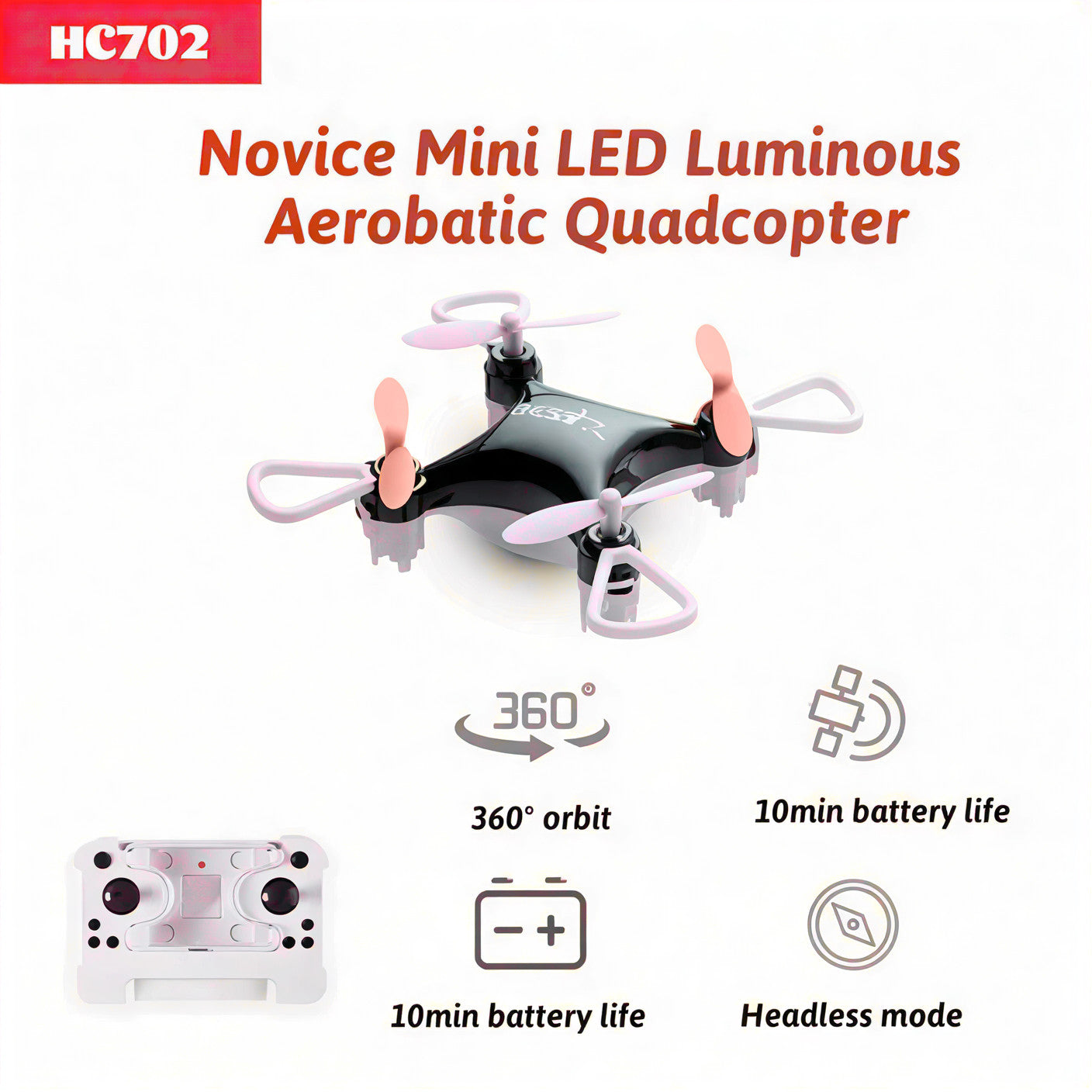 AEROBAT FOUR-AXIS HKX72 (BLACK)