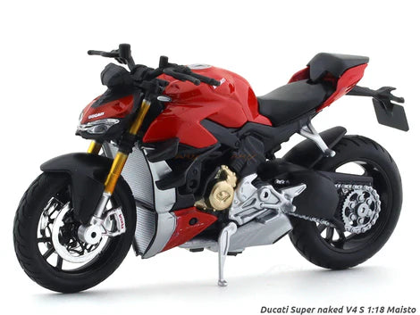 MAISTO DUCATI SUPER NAKED V4 S BIKE 1/18 DIECAST 20-20075