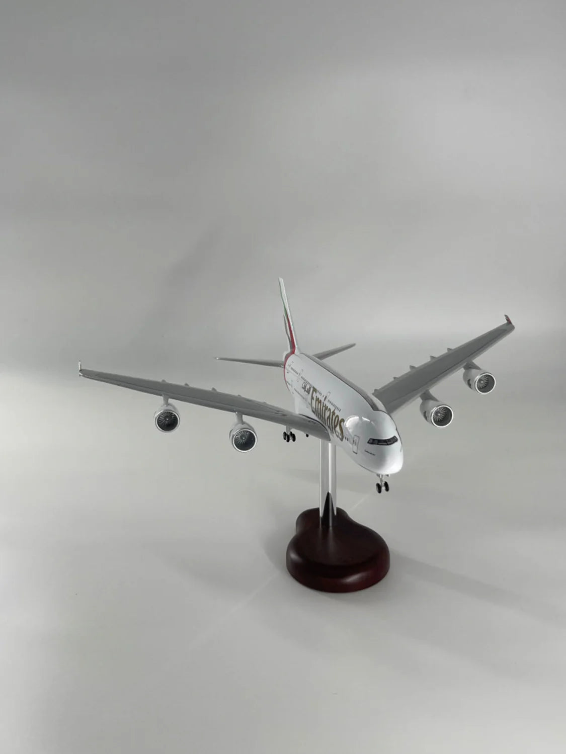 AIRPLANE DIECAST METAL FLY EMIRATES A380 45CM