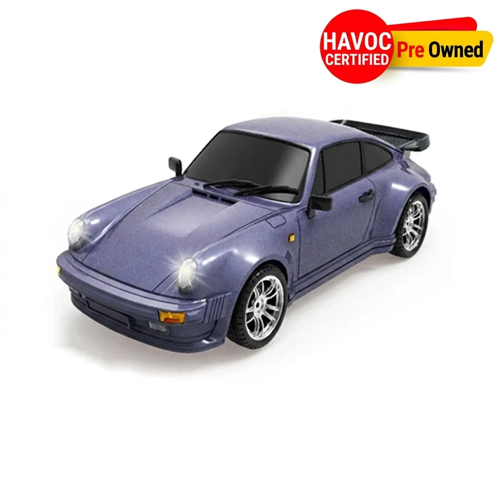 LDRC LD1898 1/18 GTR RWD RC DRIFT CAR - 2.4GHZ DIE-CAST (PURPLE)