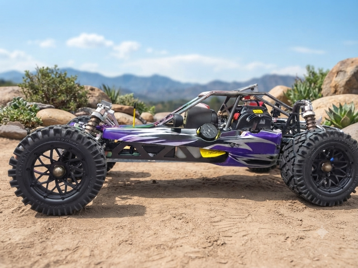 ROVAN 360A RC 1/5 36CC BAHA 360 CNC UPGRADE BUGGY GASOLINE