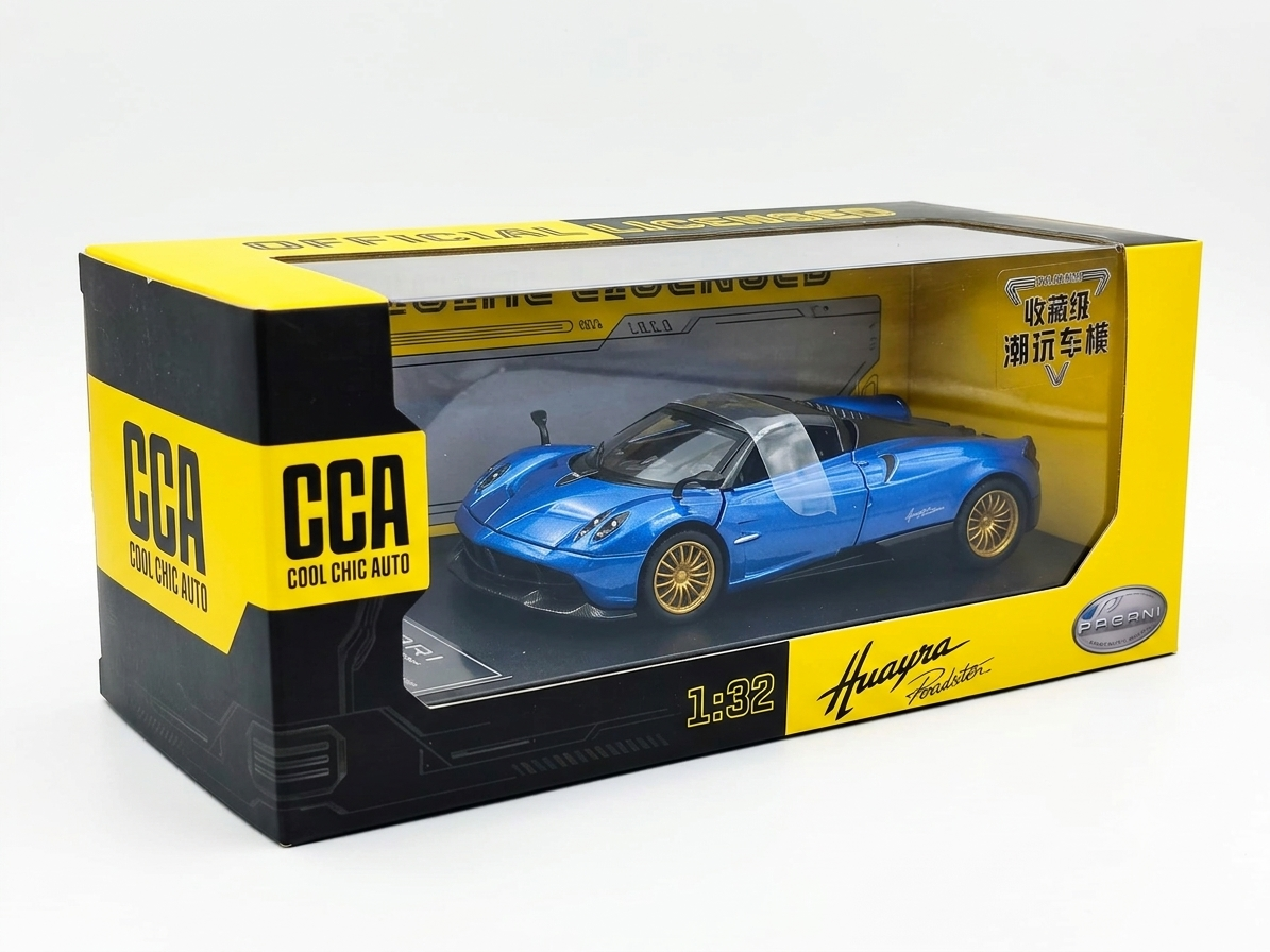 CCA PAGANI HUAYRA ROADSTER 1:32 DIECAST MODEL 88435 BLUE