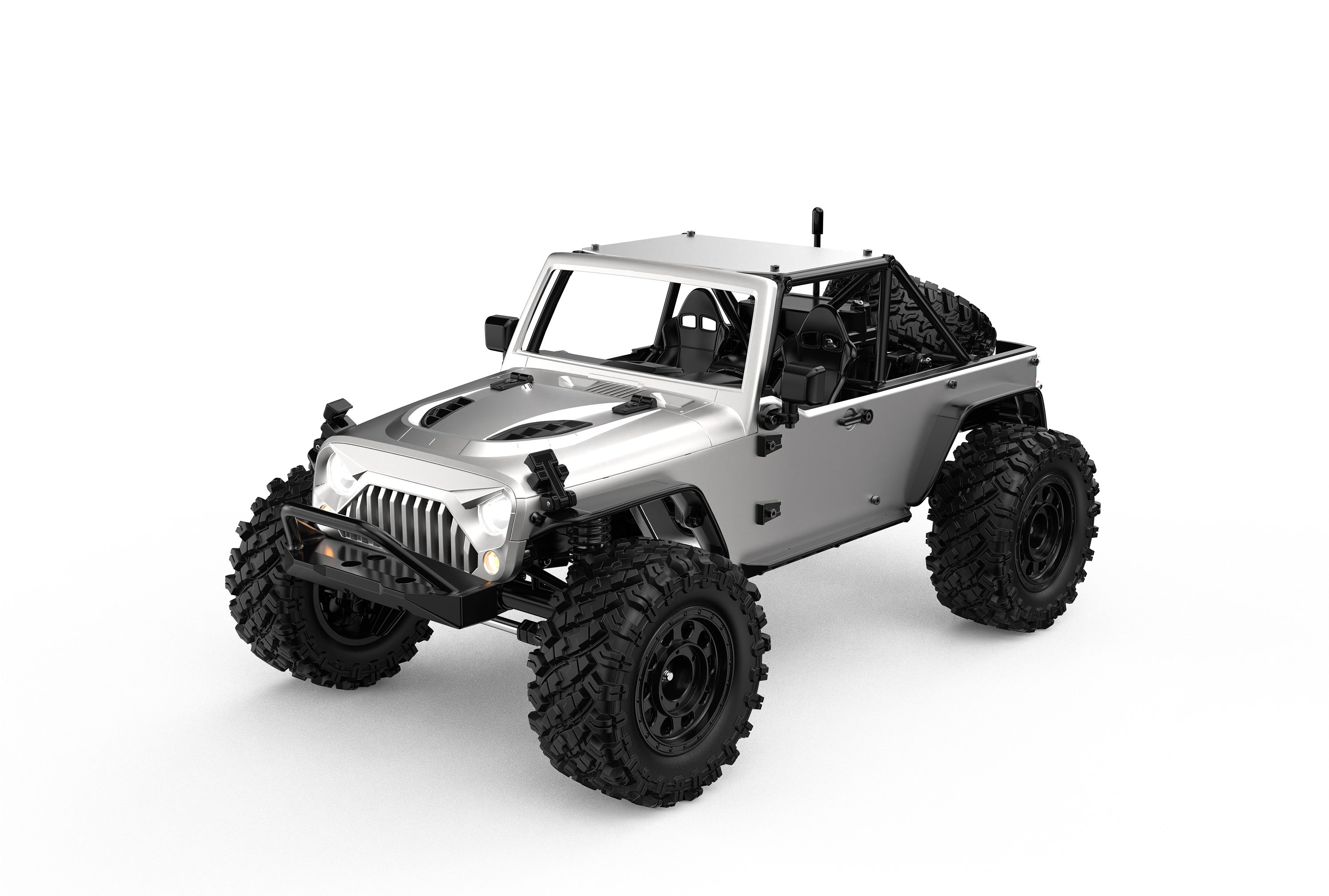 MJX H12Y+(PLUS) HYPER GO 4WD 1/12 RC TRUCK BRUSHLESS SILVER