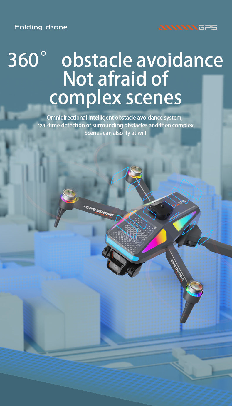 S5P GPS TOY DRONE WITH DUAL HD CAMERA GESTURE RECOGNITION & MODULAR BATTERY