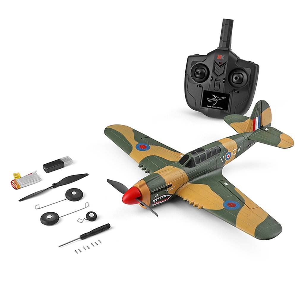 A220 P-40 FIGHTER 3D-6G 2.4GHZ 4CH RADIO CONTROL AIRPLANE