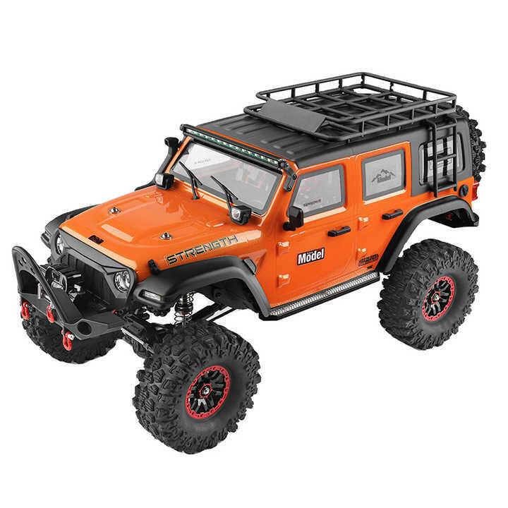 ROCK CRAWLER 104010  RC CAR 1/10 4WD OFF-ROAD CLIMBING  RTR ORANGE / BLUE