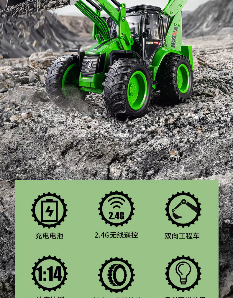 HUINA 1579 RC BACKHOE LOADER SCALE 1/14