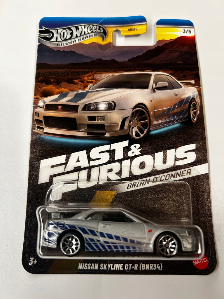 ミニカー HotWheels Nissan Skyline GT-R (BNR34) Hot-Wheels-Nissan-Skyline-GT-R