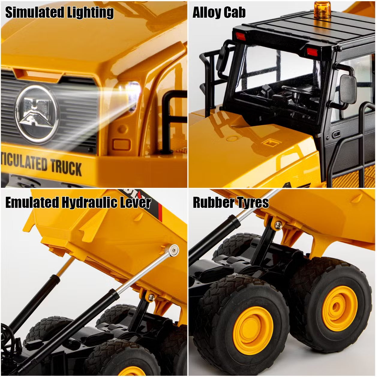 HUINA 1553 RC ARTICULATED TRUCK SCALE 1/16