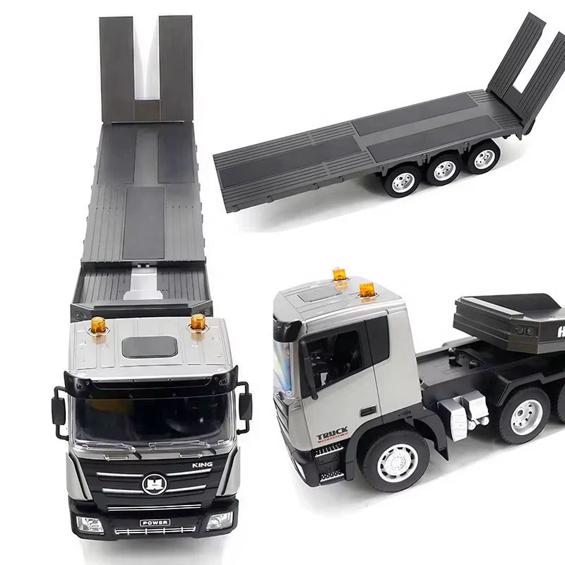 HUINA 1318 RC TRUCK FLATBED TRAILER SCALE 1/18