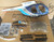 FUNKEY SCALE FUSELAGE HUGHES MD500E .50 (600) SIZE BLUE COLOR WITH LANDING SKID ARF QUALITY PRE OWNED