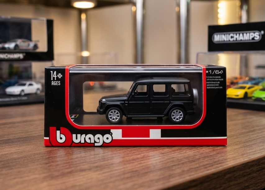 Mercedes-Benz G-Class Black Bburago 1/64