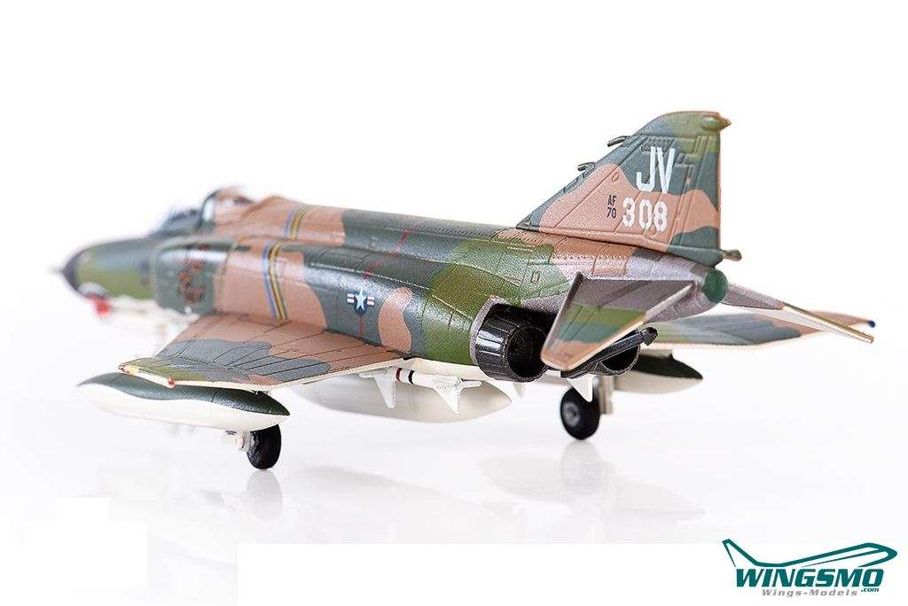 JC WING DIECAST AIRPLANE F-4E PHAHTOM NAVY  1/144