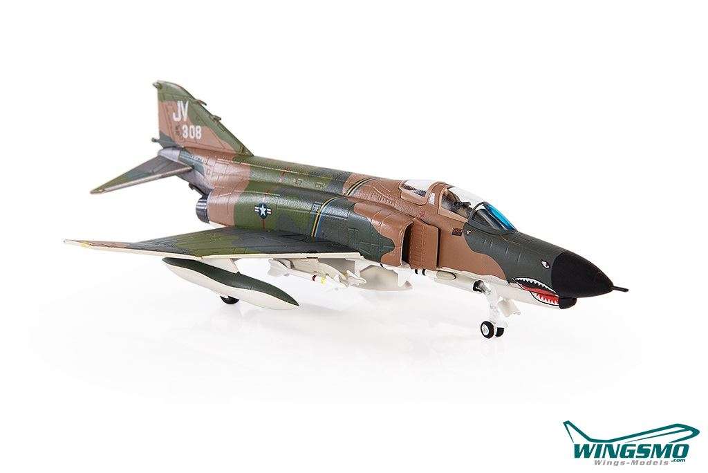 JC WING DIECAST AIRPLANE F-4E PHAHTOM NAVY  1/144