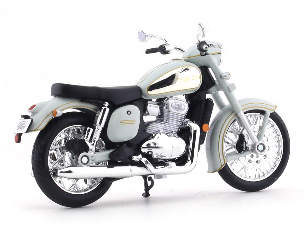 MAISTO JAWA CLASSIC GREY 1:18 SCALE DIECAST MODEL CLAJMT00658