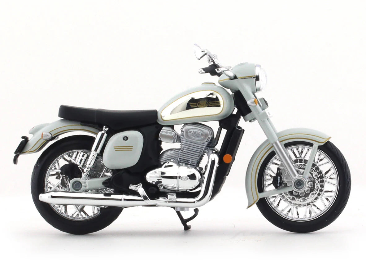 MAISTO JAWA CLASSIC GREY 1:18 SCALE DIECAST MODEL CLAJMT00658