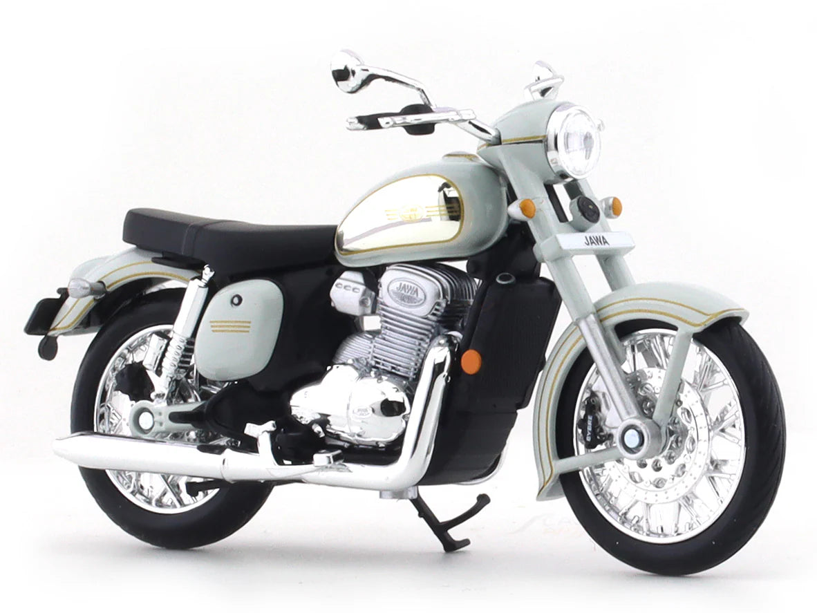 MAISTO JAWA CLASSIC GREY 1:18 SCALE DIECAST MODEL CLAJMT00658