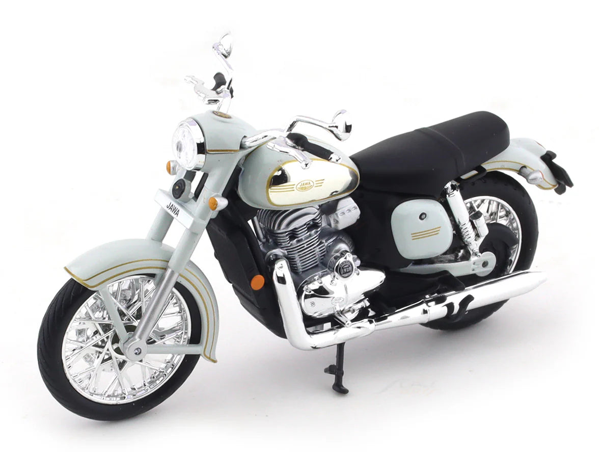 MAISTO JAWA CLASSIC GREY 1:18 SCALE DIECAST MODEL CLAJMT00658