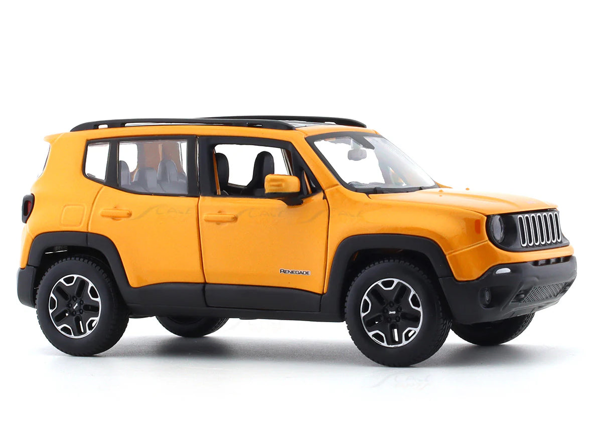 MAISTO DIECAST JEEP RENEGADE ORANGE - 1/24 51282 OR