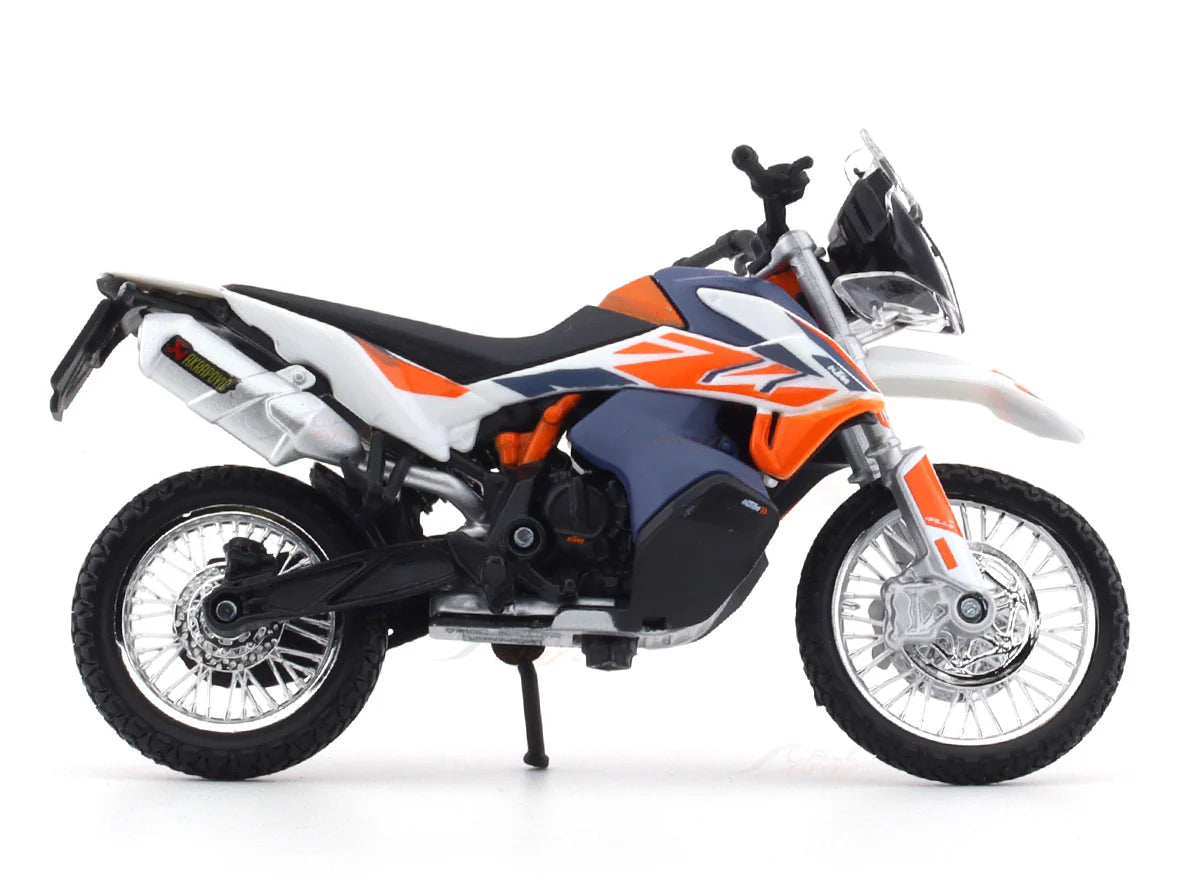 BBURAGO KTM 790 ADVENTURE R RALLY BLUE 1:18 SCALE DIECAST MODEL