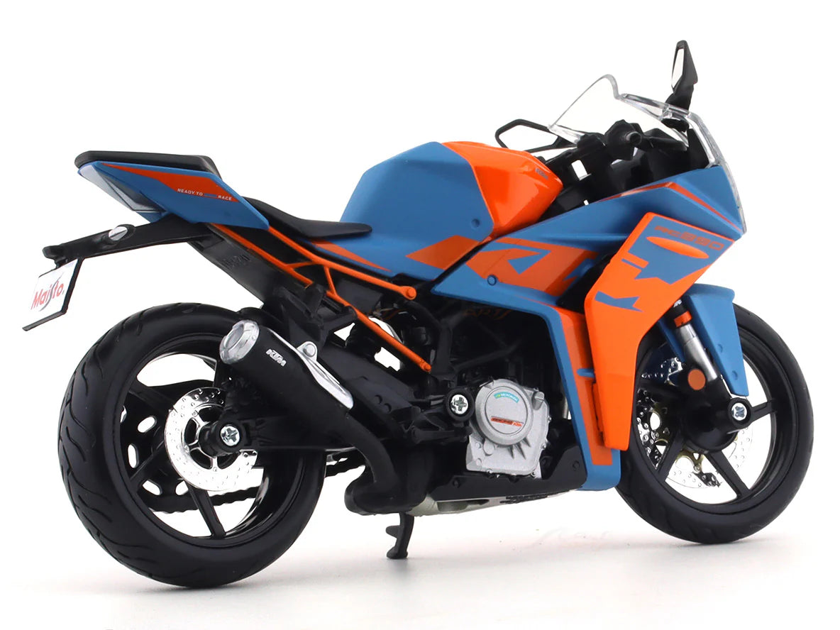 MAISTO KTM RC390 BLUE 1:12 SCALE DIECAST MODEL 52725