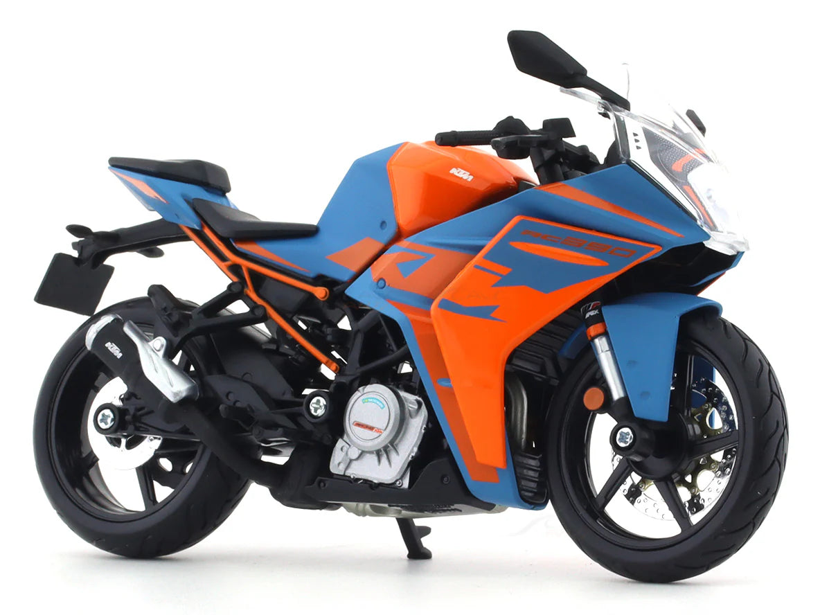 MAISTO KTM RC390 BLUE 1:12 SCALE DIECAST MODEL 52725