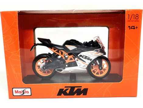 MAISTO KTM RC 390 1:18 SCALE DIECAST MODEL 20-14175