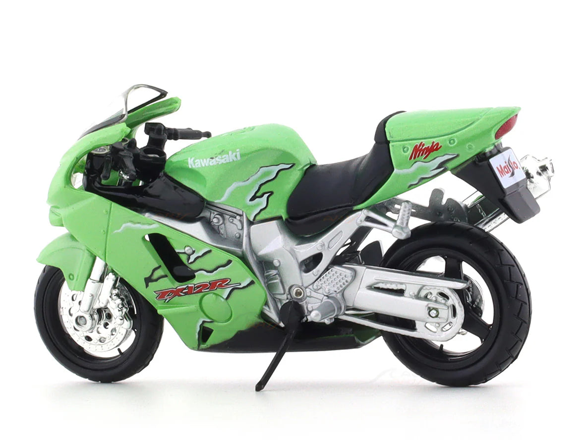 MAISTO KAWASAKI NINJA ZX-12R, GREEN, 1:18 SCALE DIECAST MODEL 20-00332