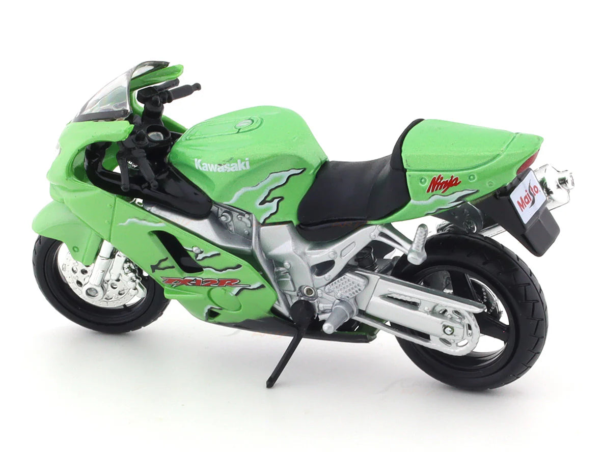 MAISTO KAWASAKI NINJA ZX-12R, GREEN, 1:18 SCALE DIECAST MODEL 20-00332
